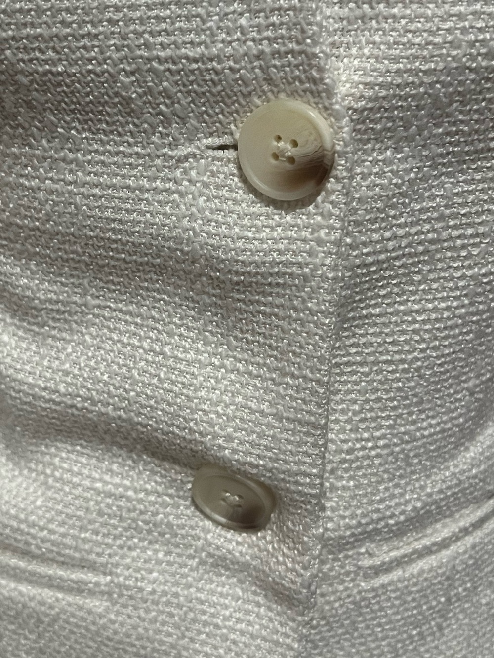 Cream Buttoned Top - Picture 4 of 6